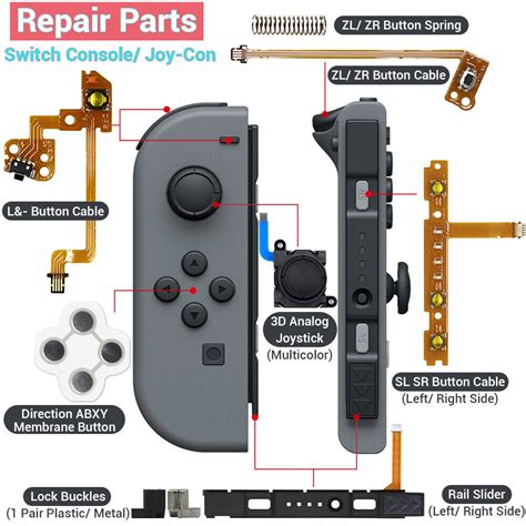 best switch joy con replacement